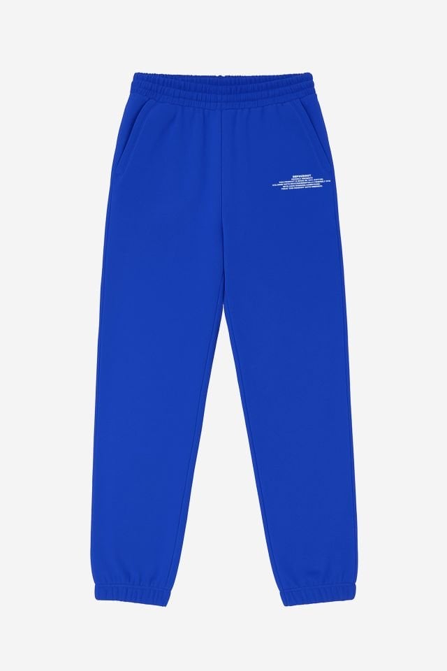 BeFourOut Print Logolu Lastikli Saks Eşofman Altı XL