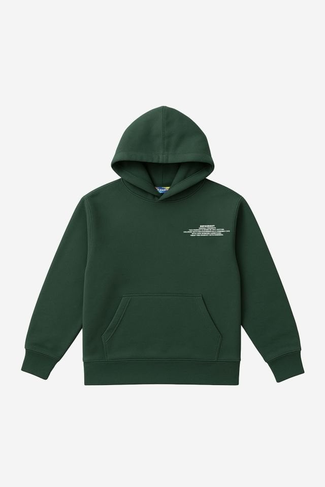 BeFourOut Print Logolu Oversize Unisex Nefti Hoodie XL