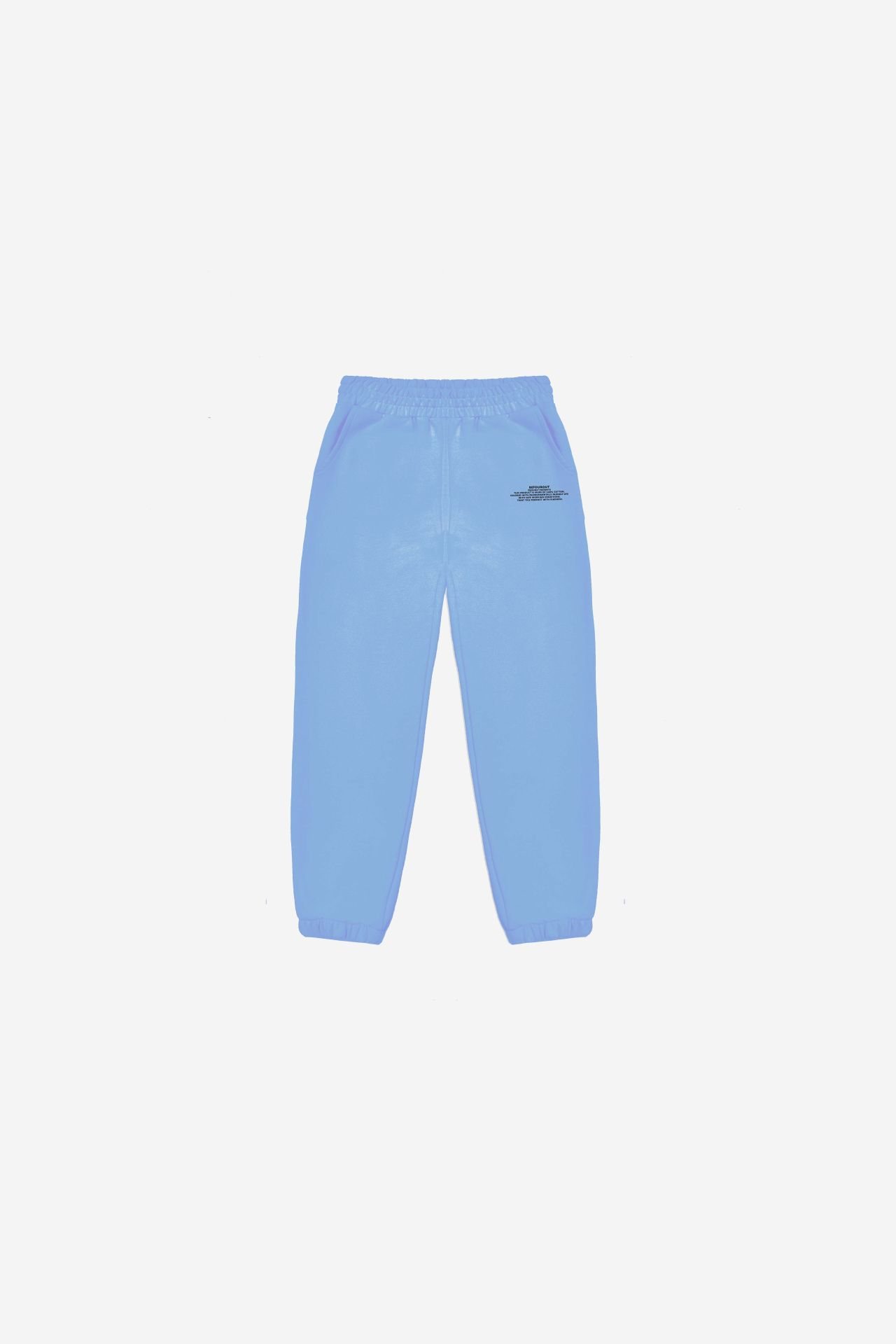 BeFourOut Printed Kids Baby Blue Sweatpants