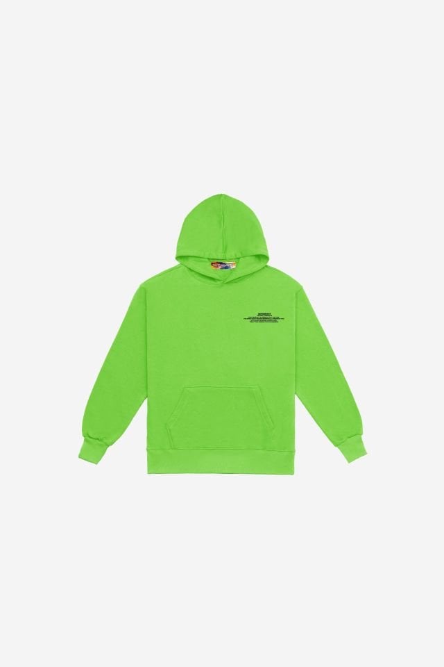 BeFourOut Print Logolu Çocuk Fıstık Yeşili Hoodie 7-8 YAŞ