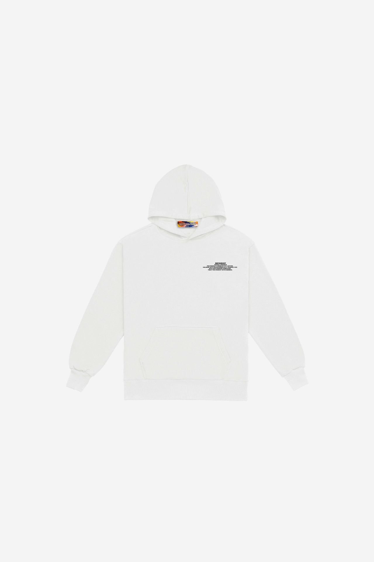 BeFourOut Printed Kids Off White Hoodie