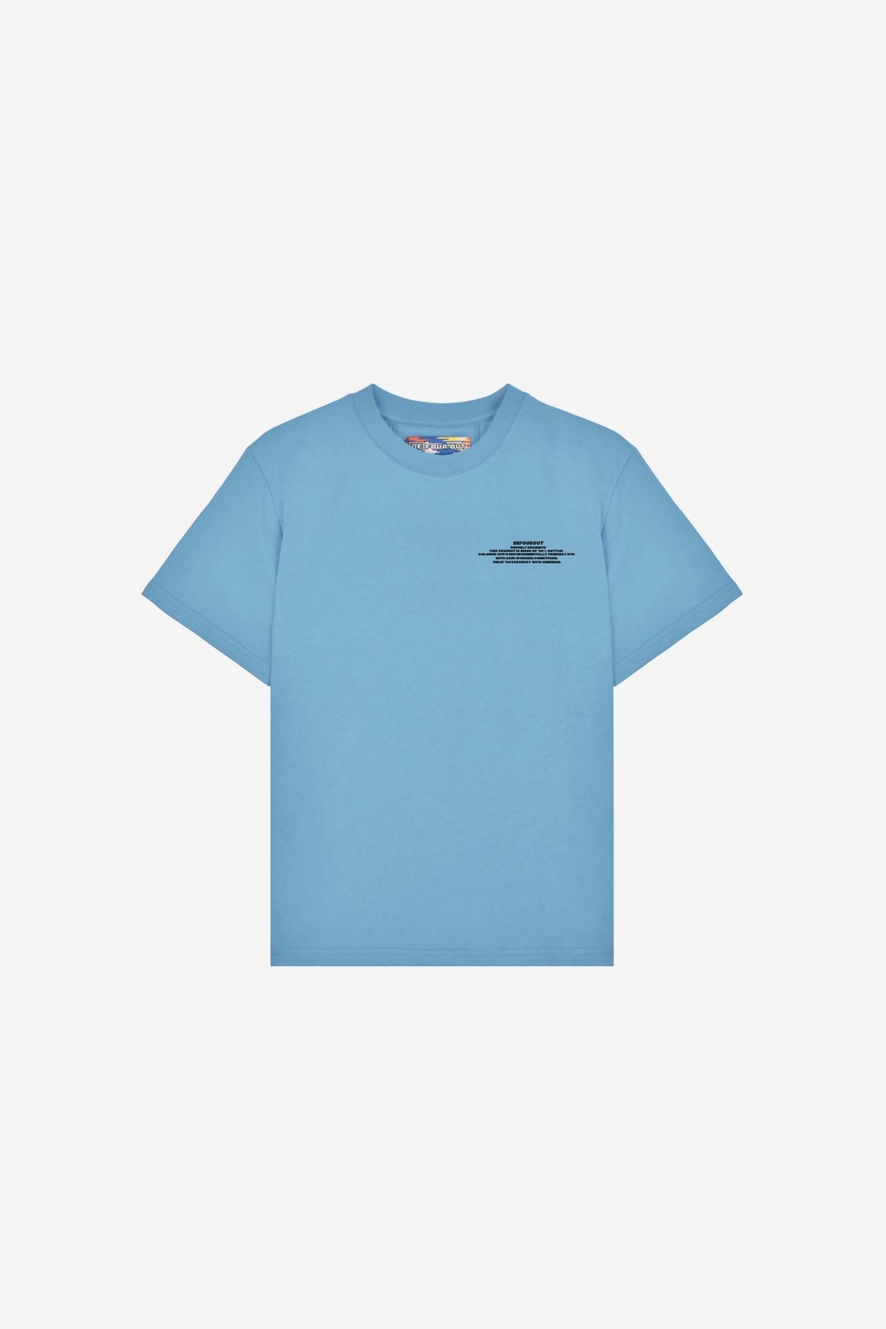 BeFourOut Print Logolu Çocuk Bebek Mavisi Tshirt 11-12 YAŞ