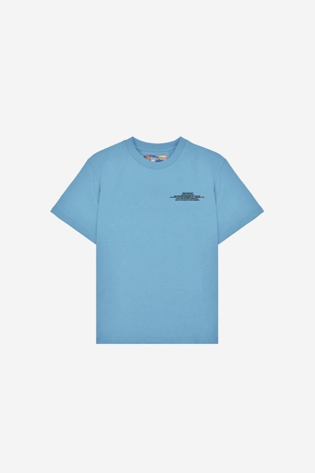 BeFourOut Print Logolu Çocuk Bebek Mavisi Tshirt 11-12 YAŞ