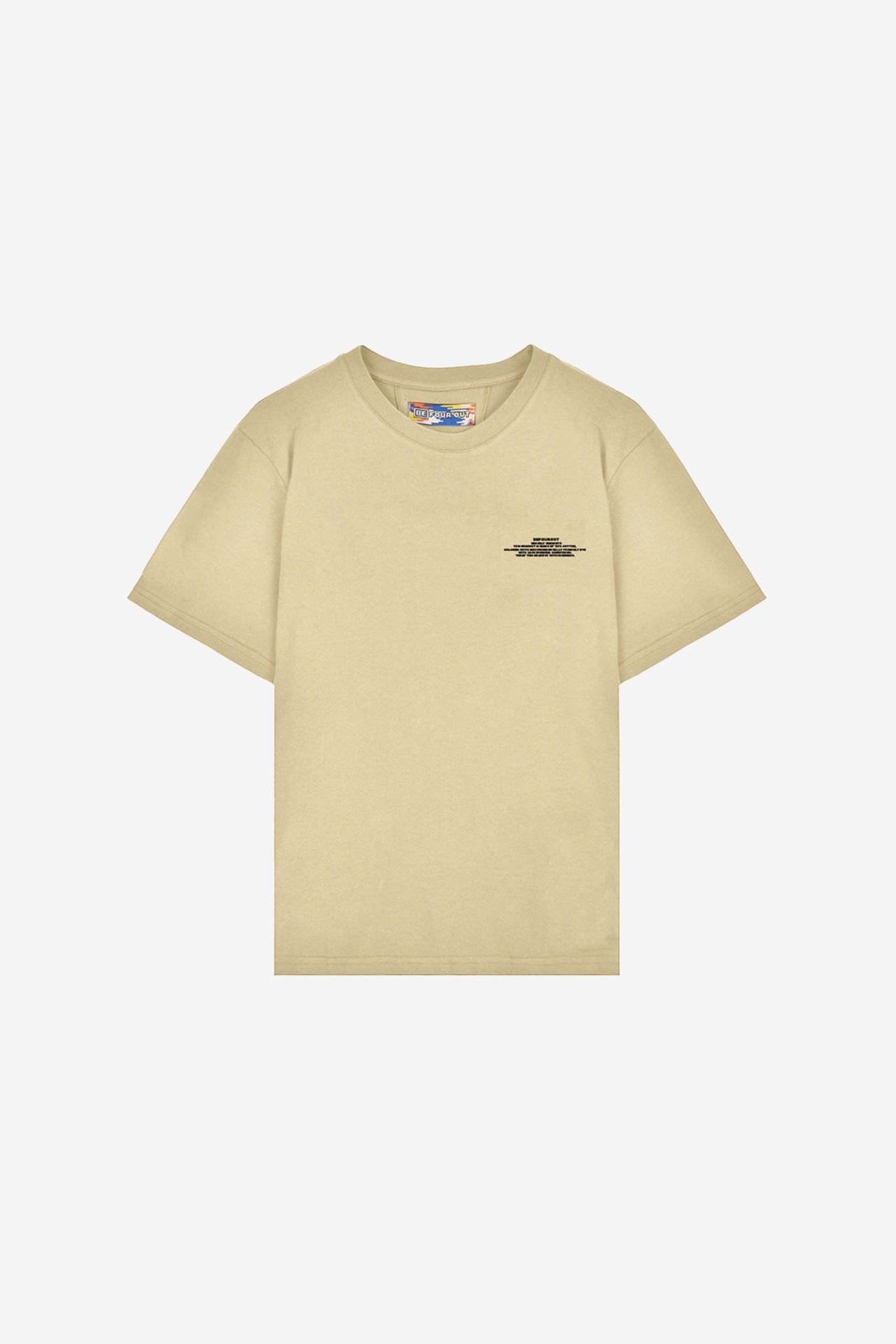 BeFourOut Print Logolu Çocuk Bej Tshirt 11-12 YAŞ