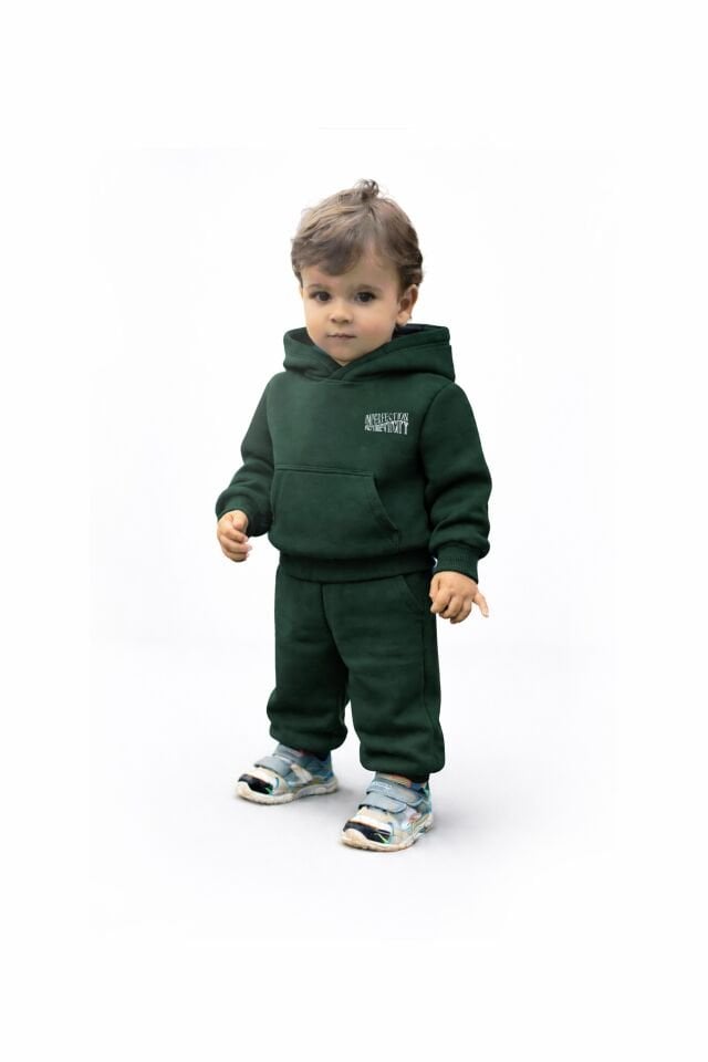 IMPERFECTION Nakış Desenli Çocuk Nefti Hoodie 11-12 YAŞ